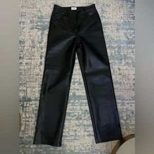 Aritzia Melina Leather pant size 00